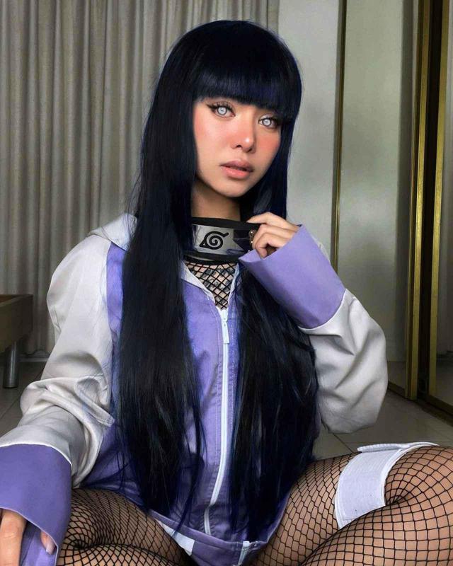 画像: こちらは『NARUTO -ナルト-』に登場する日向ヒナタのコスプレ。