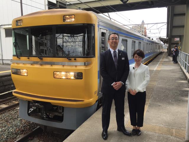 画像: 初めての「ドクター東海」。車両の顔がイエローなのです。 ご案内ありがとうございました!
