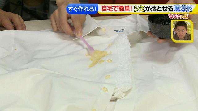 画像8: 簡単!シミが落とせる「魔法水」 ボールペンや口紅汚れも