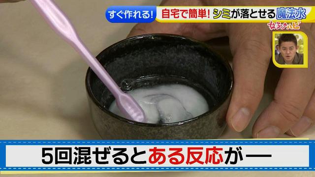 画像5: 簡単!シミが落とせる「魔法水」 ボールペンや口紅汚れも