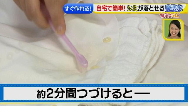 画像10: 簡単!シミが落とせる「魔法水」 ボールペンや口紅汚れも
