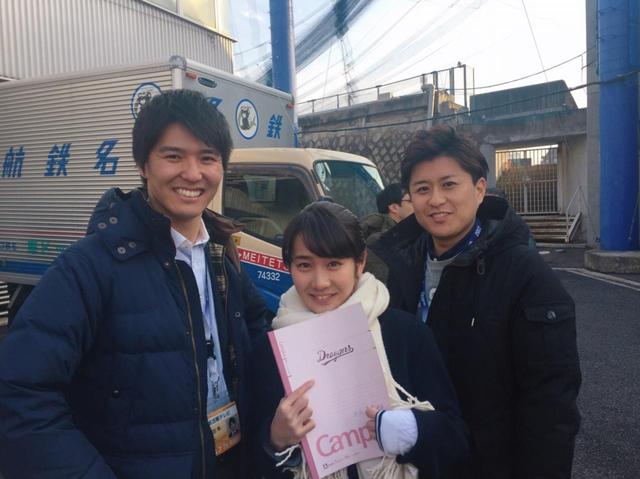画像: ナゴヤ球場にて。