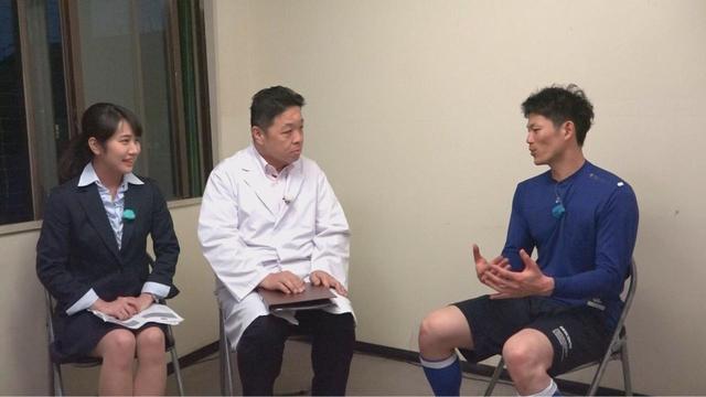 画像: 練習後の大野選手に直撃。