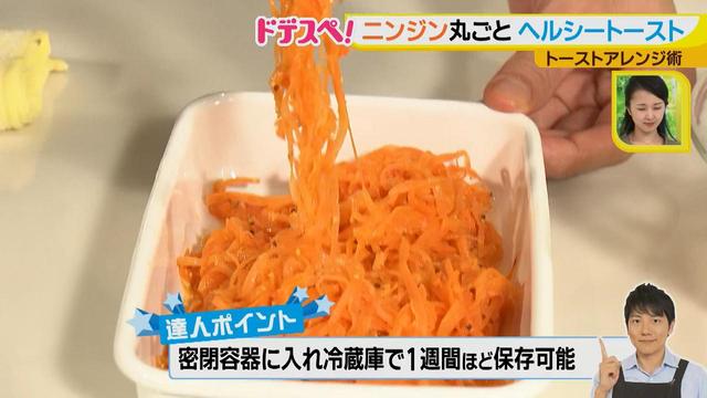 画像4: トーストをおいしく食べよう♪
ボリュームにんじんトーストサンド!
