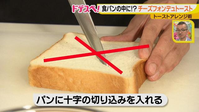 画像2: トーストをおいしく食べよう♪
食べるのが楽しいチーズフォンデュトースト!