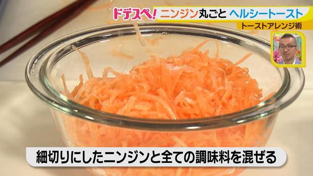 画像2: トーストをおいしく食べよう♪
ボリュームにんじんトーストサンド!