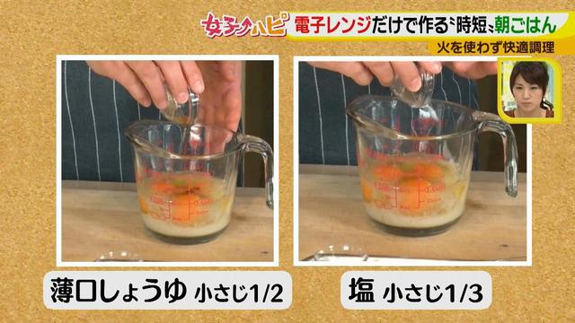画像6: 涼しくカンタンに!電子レンジで作る朝ごはん♪
~だし巻き卵~