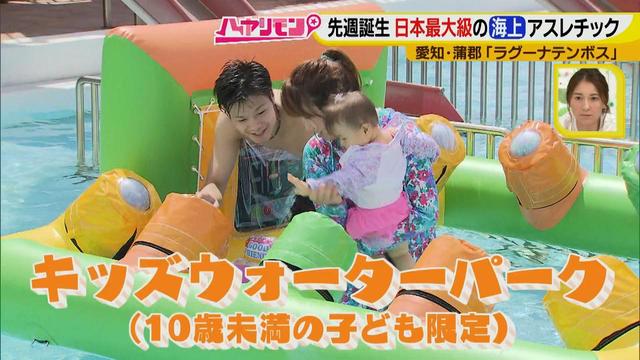 画像11: 朝から晩まで!一日中、海で遊べる蒲郡へ
日本最大級の海上アスレチックもオープン♪