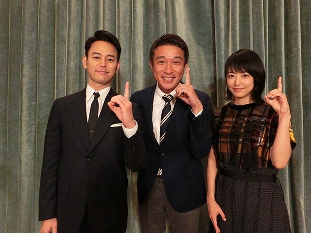 画像: 制作発表記者会見後に パチリ。