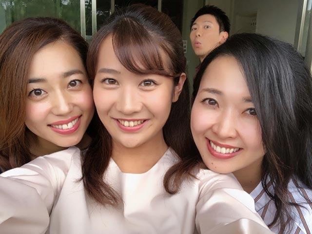画像: 上坂アナはひょっこりはん(笑)