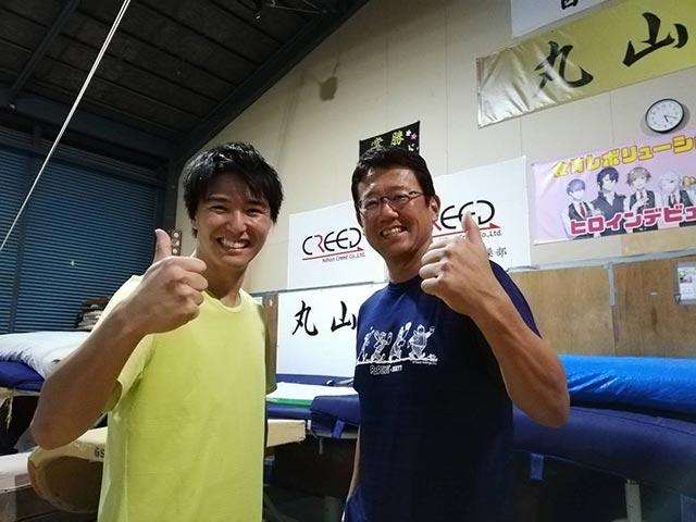 画像: 男の夢‘バク転’に挑戦