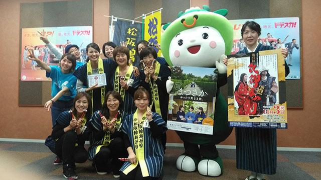 画像: 松阪の皆さんとは一緒に「鈴踊り」を踊りました!