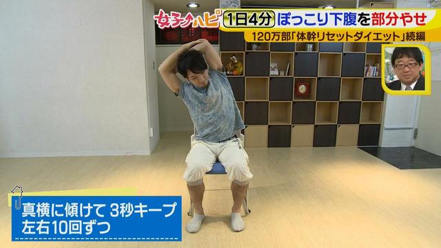 画像3: 1日4分でぽっこり下腹を部分やせ♪
きつめのパンツがはけるようになるかも!