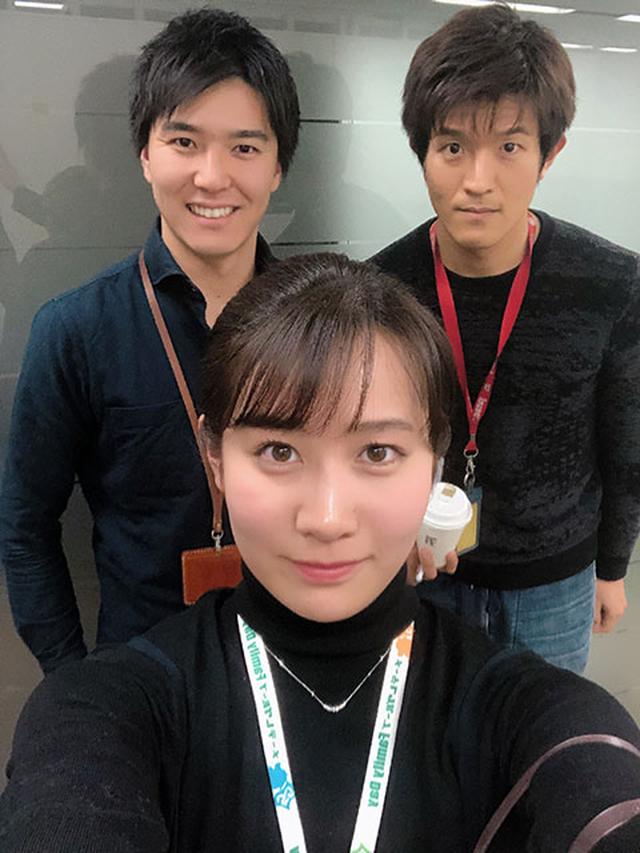 画像: デルサタアナウンサーズ。仲良しです。