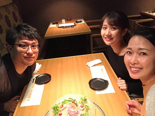 画像: 竹田さん、杏奈さんと。