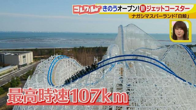 画像1: ナガシマスパーランド話題のハイブリットアトラクション!
急降下しーの、持っていかれーの、無重力でおかしくなりーの♪