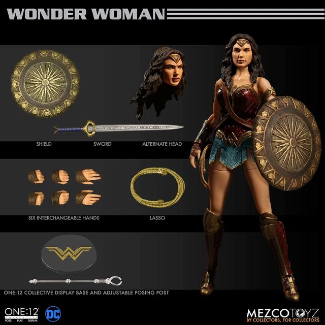 画像4: ワン12コレクティブ 「ワンダーウーマン」
ワンダーウーマン 1/12 アクションフィギュア
2017年11月~2018年1月発売