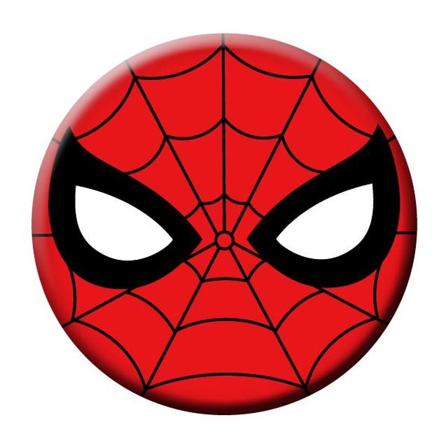 画像: 缶バッチ 《スパイダーマン フェイス》 screenstore.jp