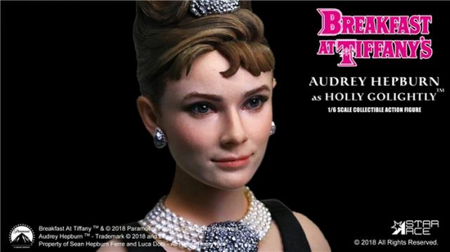 画像1: オードリー・ヘップバーンが「ティファニーで朝食を」のコスチュームでフィギュア化!アクセサリー等付属品も充実!