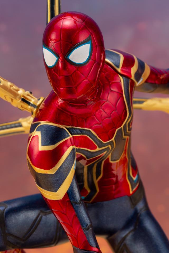 画像5: 「アベンジャーズ/インフィニティ・ウォー」のアイアン・スパイダーがコトブキヤのARTFXとして登場!