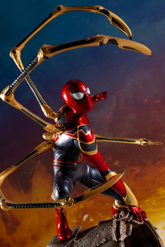 画像7: 「アベンジャーズ/インフィニティ・ウォー」のアイアン・スパイダーがコトブキヤのARTFXとして登場!