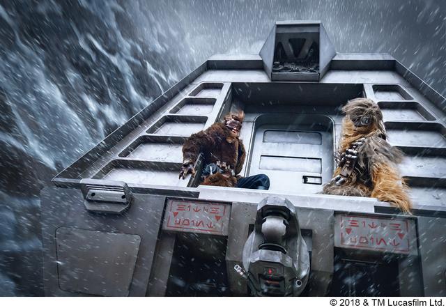画像1: ハン・ソロとチューバッカが雪合戦 !?