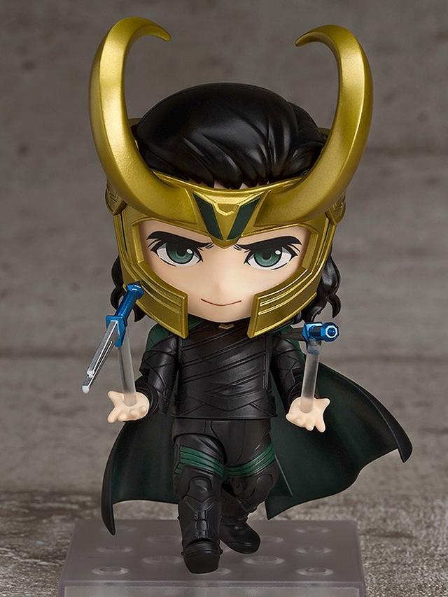 画像1: 非売品トム・ヒドルストンのサイン入りポートレート付き!! 「マイティ・ソー バトルロイヤル」ねんどろいど ロキ DX Ver.