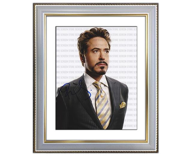 画像: 【ロバート・ダウニー・Jr】 サイン(リプリント)入り額装ポートレート