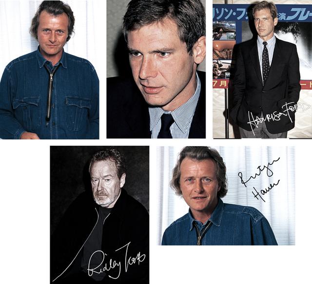 画像: ハリソン・フォード/ルトガー・ハウアー/リドリー・スコット監督 リプリントサイン入りオリジナル・ポートレート・セット同時発売!