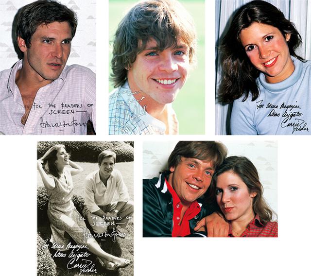 画像: 【マーク・ハミル/キャリー・フィッシャー/ハリソン・フォード】 複製サイン入りオリジナル・ポートレート・セット