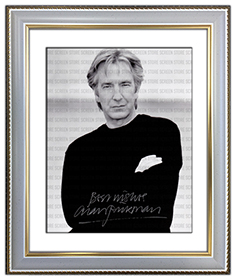 画像: 【アラン・リックマン】 サイン入り額装 メモリアル・ポートレート 《限定30》 《送料無料》