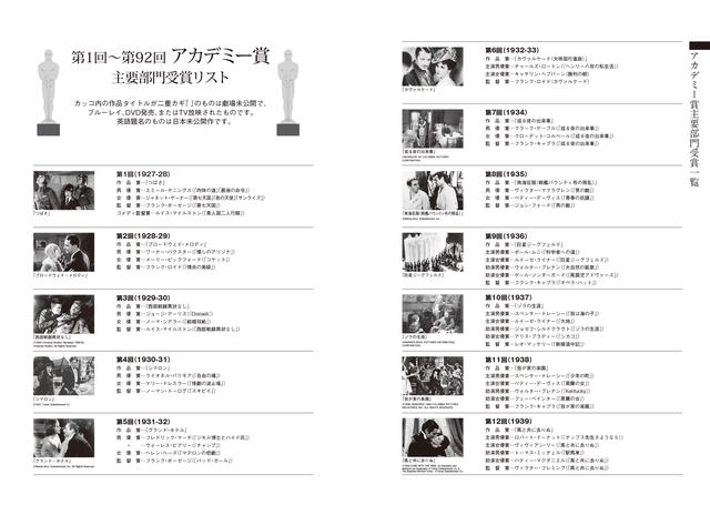 画像: アカデミー賞リストは最新受賞作も収録