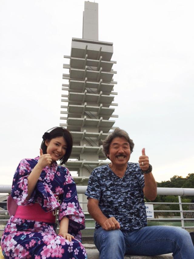 画像: 写真家・阿部秀之さんと、浴衣美人の古崎瞳さん。