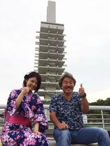 画像: 写真家・阿部秀之さんと、浴衣美人の古崎瞳さん。