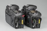 画像: ▲左がD850で右がD810。D810はSDとCFのダブルスロットを採用していた。
