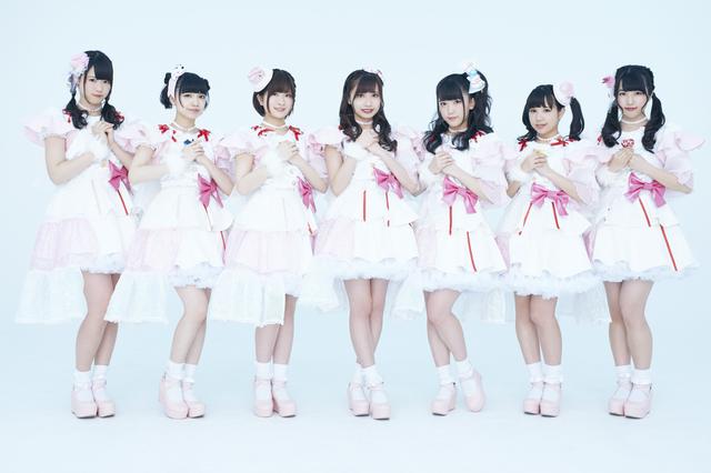 画像: ▲Ange☆Reve(アンジェレーヴ)は7人組のユニット。左から(敬称略)水野結愛、吉橋亜理砂、松脇朱里、佐々木璃花、渡辺くるみ、橘はるか、さいごうみずき。