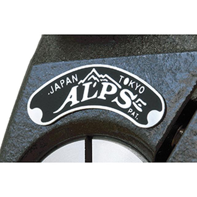画像: 市販第一号三脚「アルプス」に使用していた銘板を復刻