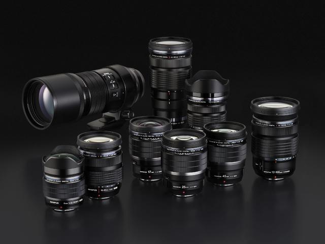 画像: ▲これがオリンパスの誇るM.ZUIKO DIGITAL PROシリーズ。これで9本のラインナップとなった。