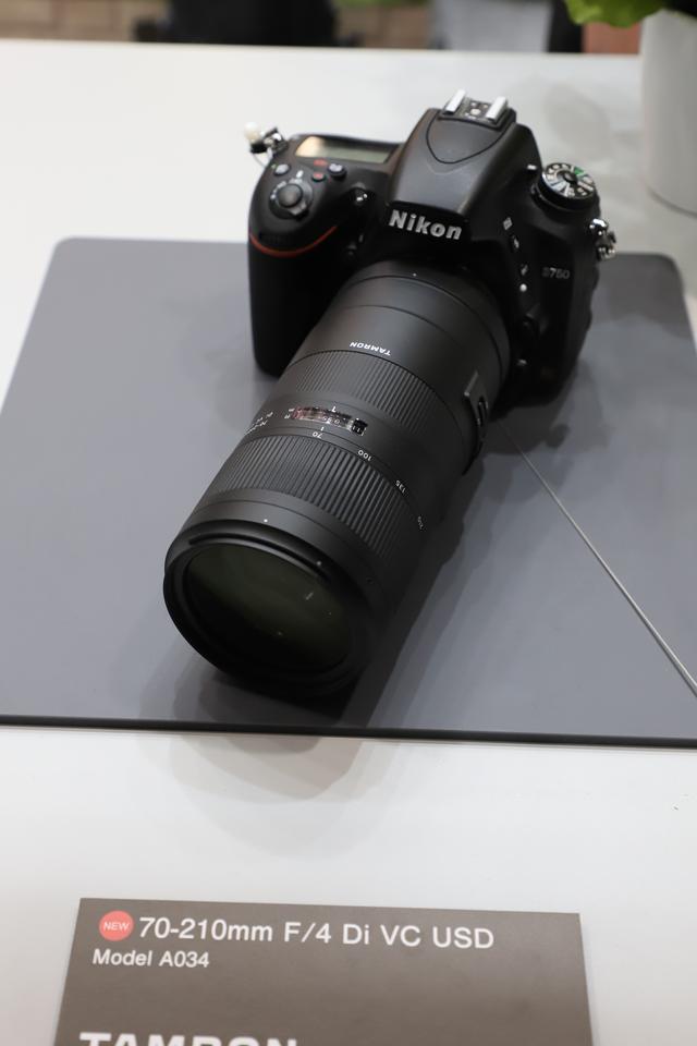 画像: 4月発売予定の「70-210mm F/4 Di VC USD (Model A034)」も展示!