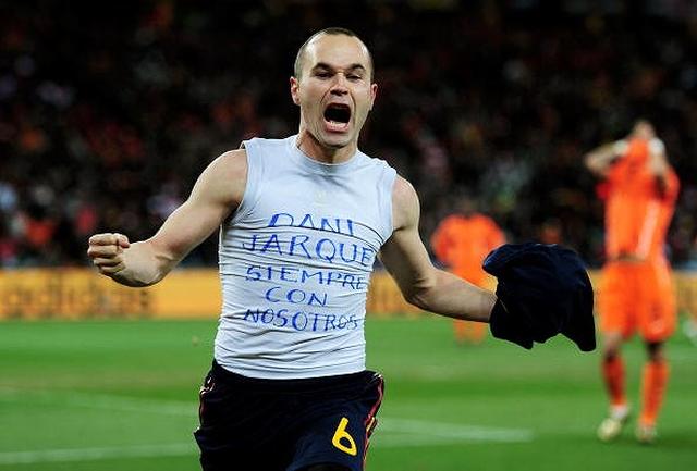 画像: アンドレア・イニエスタ スペインに優勝をもたらす決勝ゴール。(2010年南アフリカ大会スペインvsオランダ)■102811165、Jamie McDonald/Getty Images
