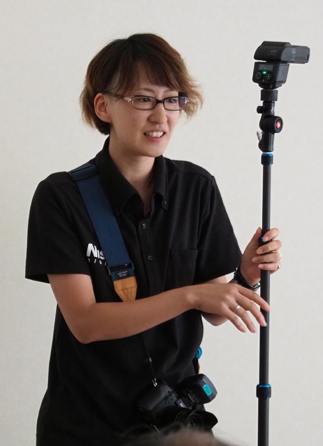 画像: ニッシンジャパンの西田さん。