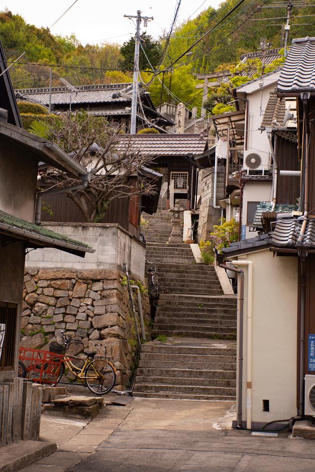 画像: 坂道とネコの街、尾道には撮影バリエーションが豊富。市街地でも撮影します。河野プロの撮影スタイルが参考になります。