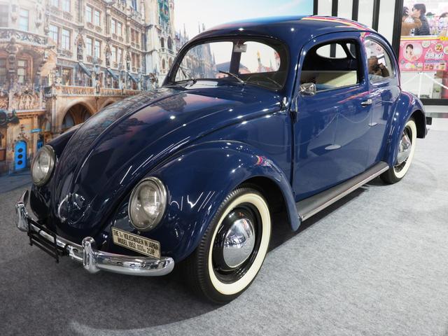 画像: 懐かしのVWビートルも展示!