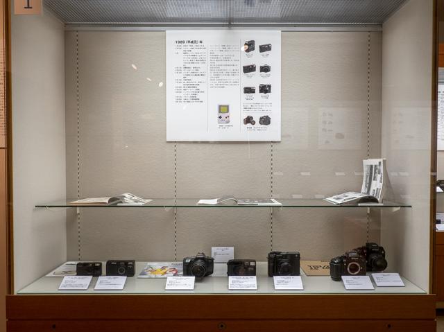 画像: 平成元年(1989年)のカメラの展示