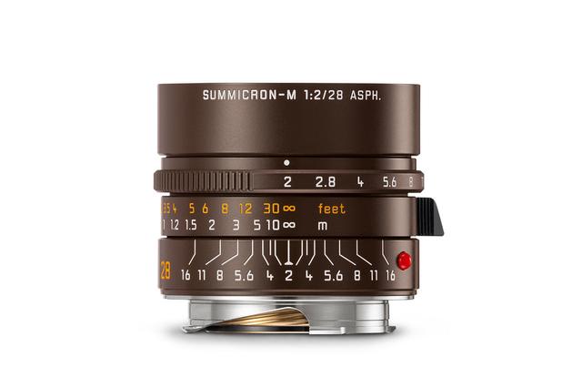 画像: セピアブラウンペイントのライカ ズミクロン M f2/28mm ASPH.