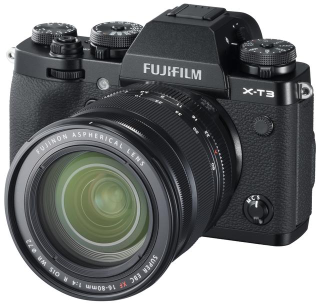 画像: X-T3に装着したXF16-80mmF4 R OIS WR