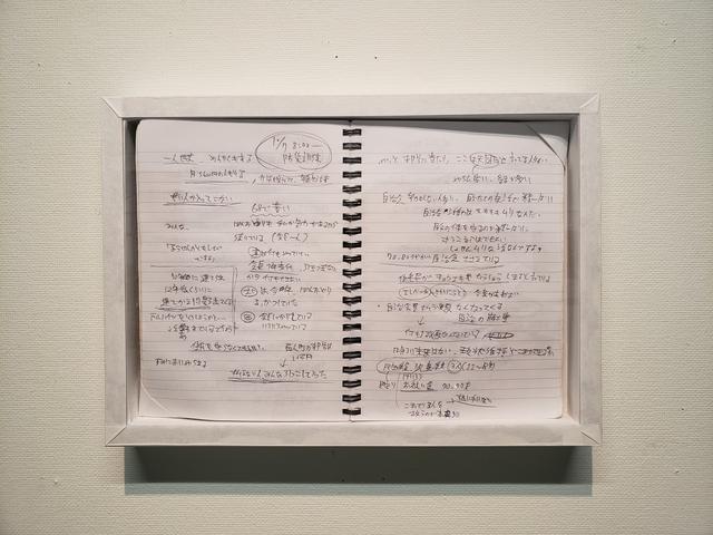 画像: 藤原さんの取材ノート。戸山ハイツへの撮影取材は、当初、住民宅のインターホンを1軒1軒押し150軒ほど回ったけれど、断られ続けたそうです。