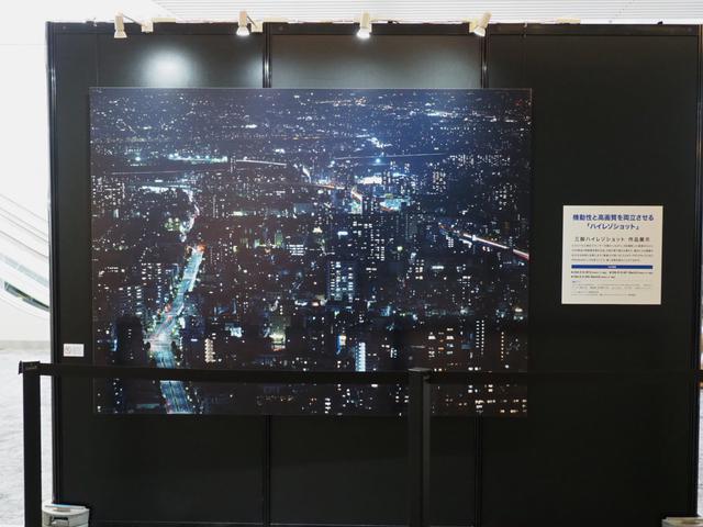 画像: ハイレゾショット大判作品展示コーナー