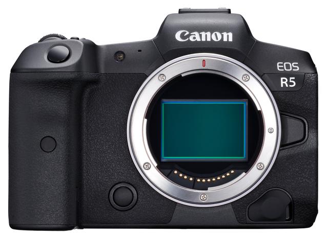 画像: Canon EOS R5 正面