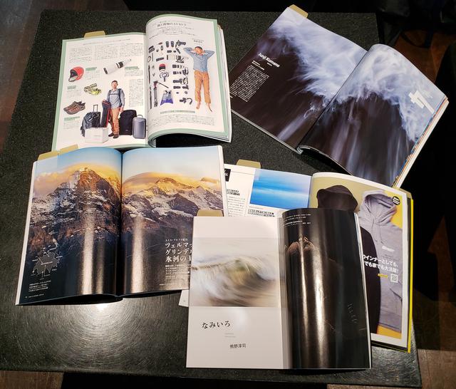 画像: 会場では、熊野さんご自身や写真作品、本展等について紹介された掲載誌もご覧いただけます。